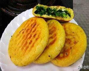 电饼铛菠菜馅饼