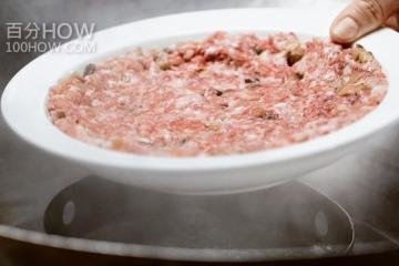 蒸肉饼怎么做又软又滑的窍门与制作方法3