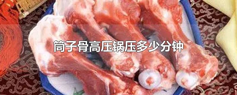 筒子骨高压锅压多少分钟？